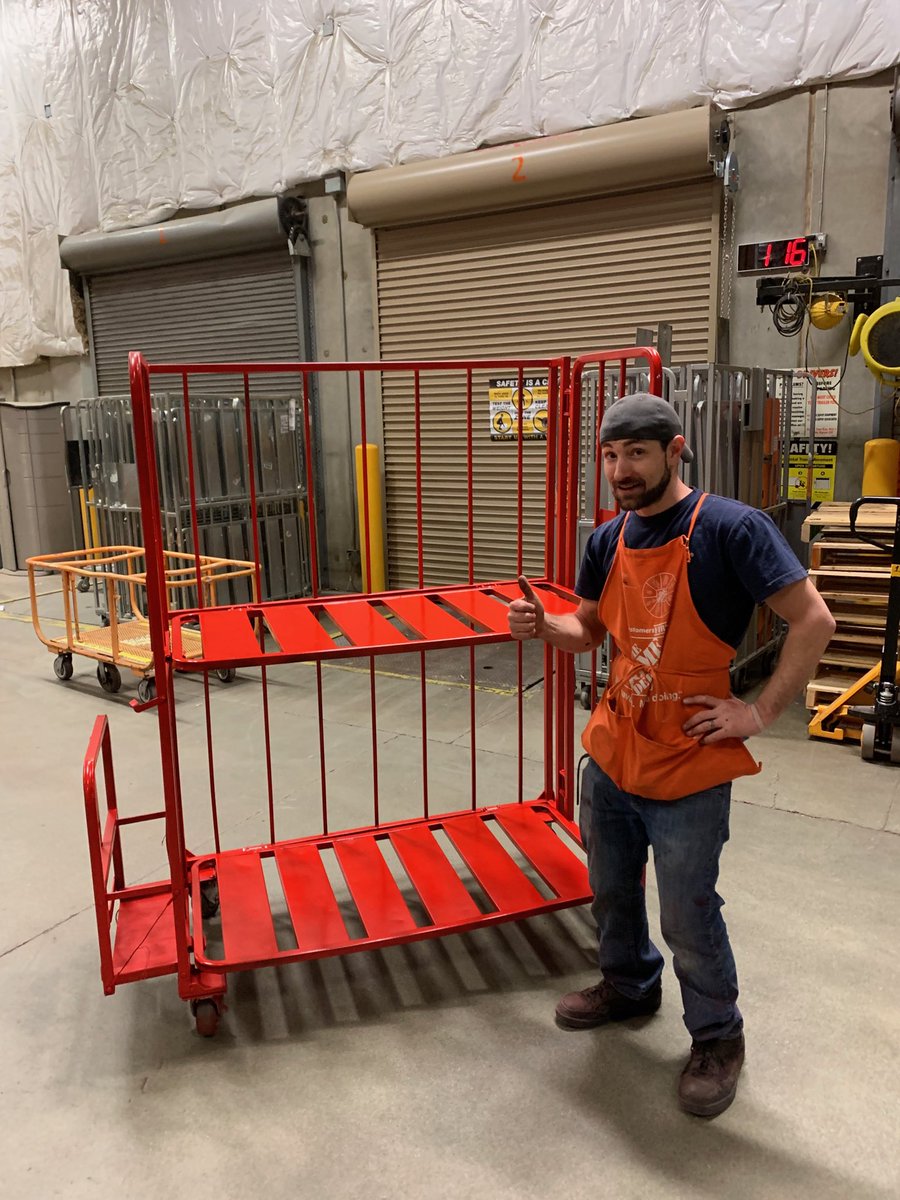 Thanks to Kyle our red cart is done!!! ⁦<a href="/JoynerChristina/">Christina Joyner</a>⁩ ⁦<a href="/JasonBallDM198/">Jason Ball DM198</a>⁩ ⁦<a href="/MikeCaplinger1/">Mike Caplinger</a>⁩ ⁦<a href="/1803HD/">Home Depot 1803</a>⁩