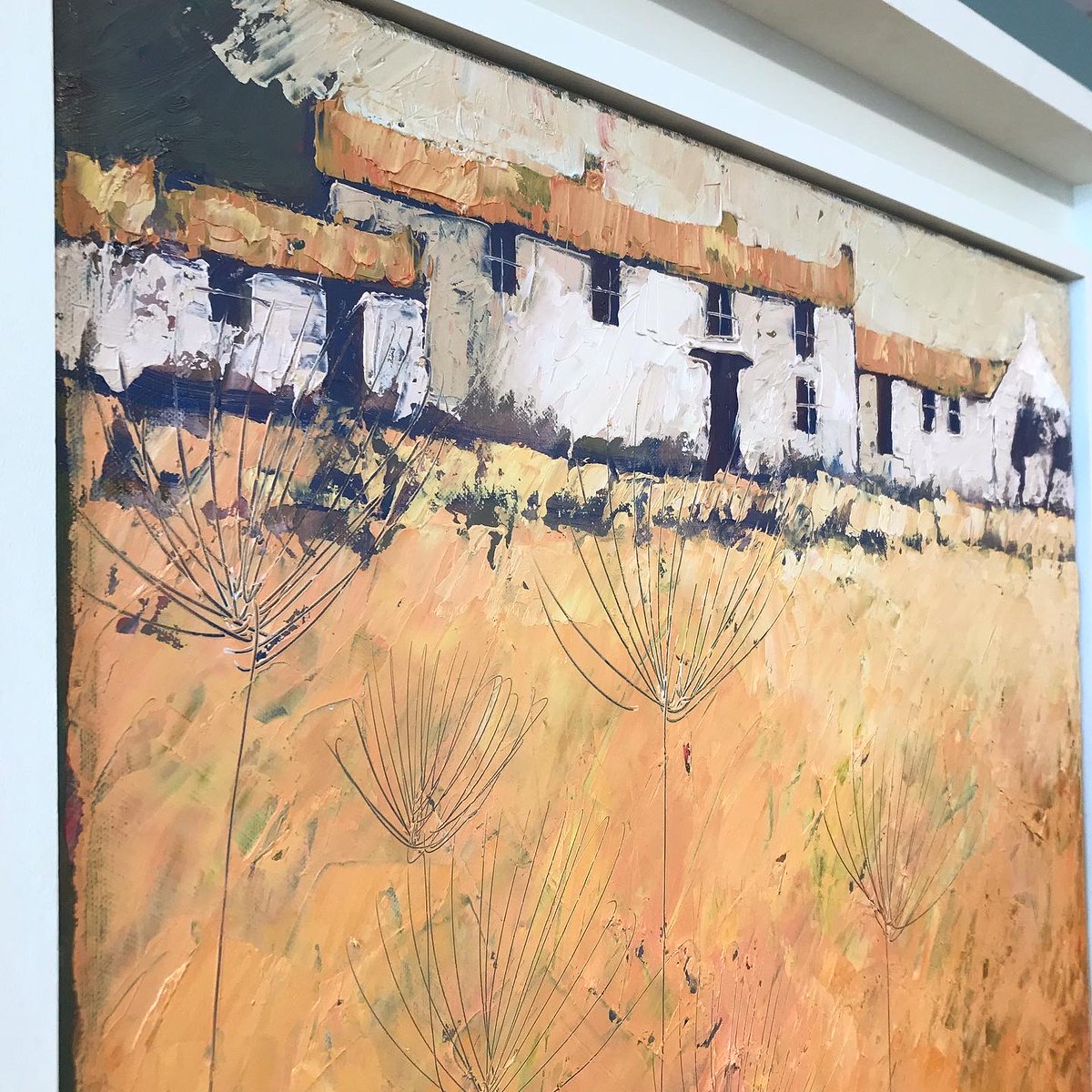 John Piper, doing what he does best. Wonderful oil on canvas. #johnpiper #cliftonfineart