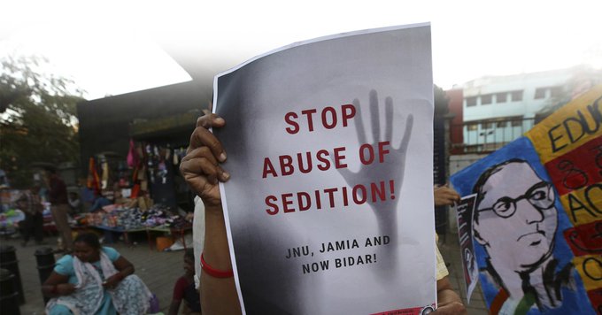 TOI Quick Edit | Sedition has to be removed from statute books http://bit.ly/37zvx2x