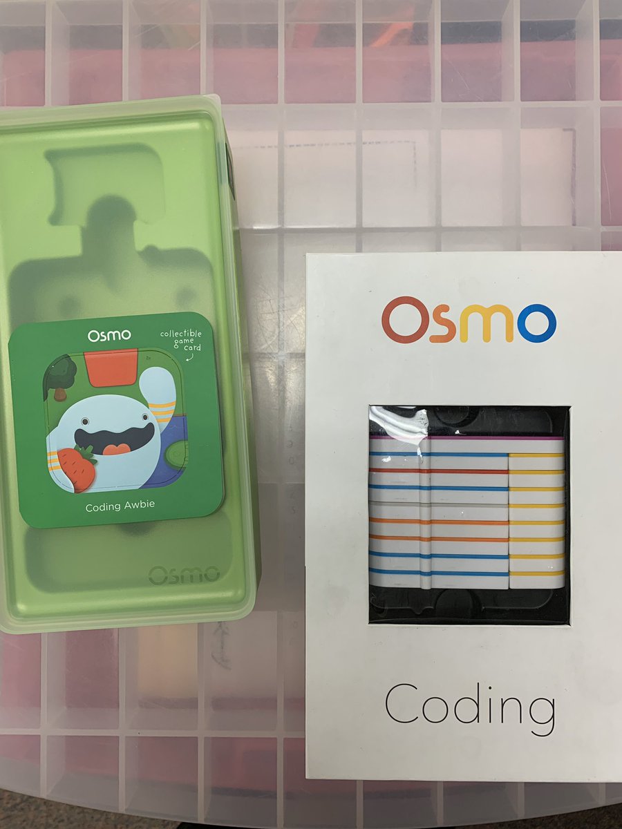 prairiedale's tweet image. @PlayOsmo Thank you soooo much for the replacement case so that all of my #codingwithawbie blocks are in the same kind of containers 😍