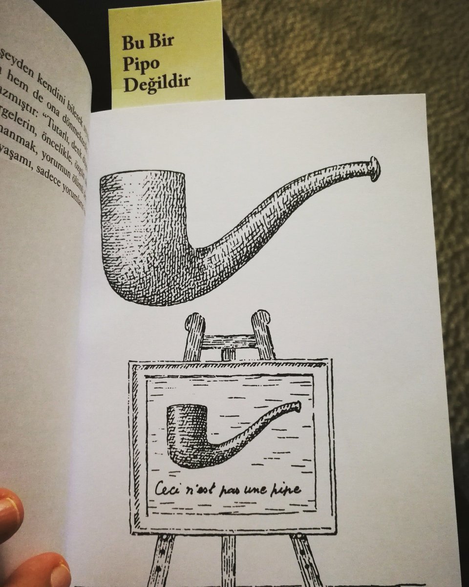 bunyaminaydemir's tweet photo. Postmodernizmin ve postdramatik oluşun belki de en önemli saptaması:
"Bu bir pipo değildir"!
#Foucault #renémagritte #heteroclite #simulacrum https://t.co/ozRtmKAe01