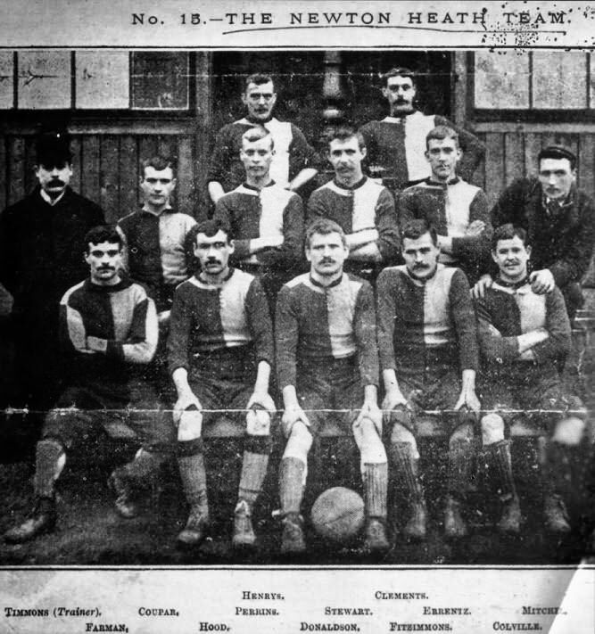 Newton Heath Football Club, 1892. 🎥 128 years ago, that’s history! 🔰👹