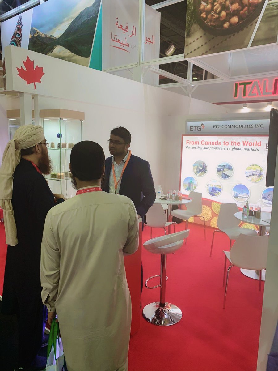 ETGNorthAmerica's tweet photo. ETG is ramping up new opportunities @Gulfood Dubai. Join us in Za’abeel Hall 2 at Booth Z2-D84. Our team is ready to answer your questions about our quality pulses with expert industry knowledge plus exciting free giveaways! See https://t.co/vLiiFVIjt3 #ETG #Gulfood2020 #Gulfood https://t.co/U1r8FEVWUf