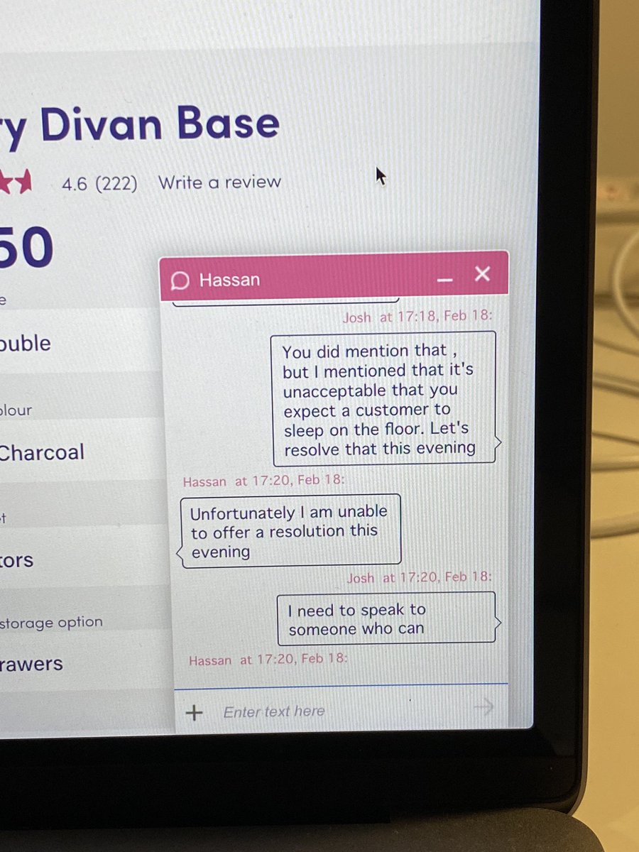 For when you want to spend a months wages on a bed and get advised to sleep on the floor, <a href="/Dreams_Beds/">Dreams Beds</a> 👍