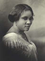 FindaGrave's tweet photo. Madam C. J. Walker was the first self-made African-American millionaire in the US. The secret to her popular hair care products came to her in a dream, and they were a hit! She was a generous philanthropist and political activist until her death at age 51. https://t.co/aPrA1WXS8F https://t.co/4N5T98C0nB