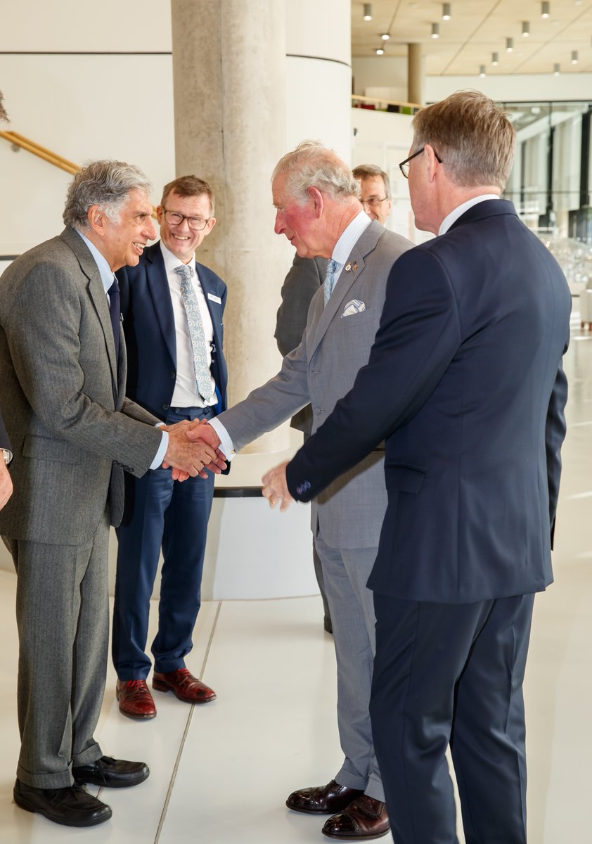 Today <a href="/ClarenceHouse/">Clarence House</a> talked to some of our future #engineers from <a href="/WarwickRacing/">Warwick Racing</a> as HRH The Prince of Wales opened the National Automotive Innovation Centre #NAIC #Opening #Skills #Engineering