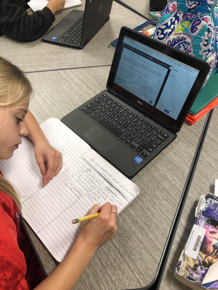 Writers are suspending their opinions, and taking notes on both sides of an argument before making a claim! <a href="/CESCowboys/">Colleyville Elementary School</a> @CESShimmick #WeAreGCISD
