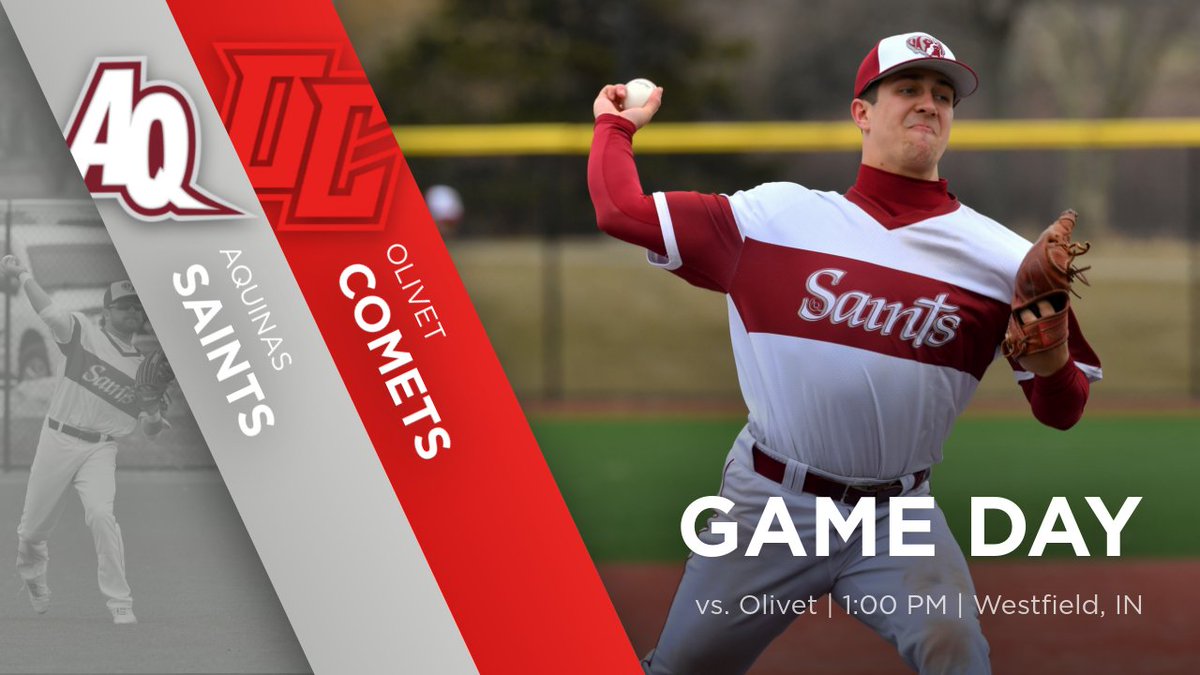 AQBaseball's tweet photo. GAME DAY!!

The Saints head on the road to Westfield, Indiana as they take on Olivet at 1:00 p.m.!

#SaintsMarchOn https://t.co/L1p08UuZmW