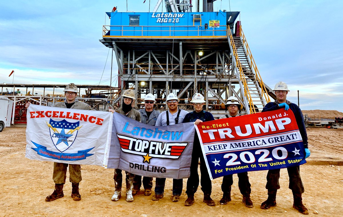Latshaw Rig 20 recently earned their 2nd consecutive Rig of Excellence Flag from their latest rig inspection. Great job, guys!

#oilfield #westtexas #permianbasin #oil #riglife #roughneck #latshawdrilling #drilling