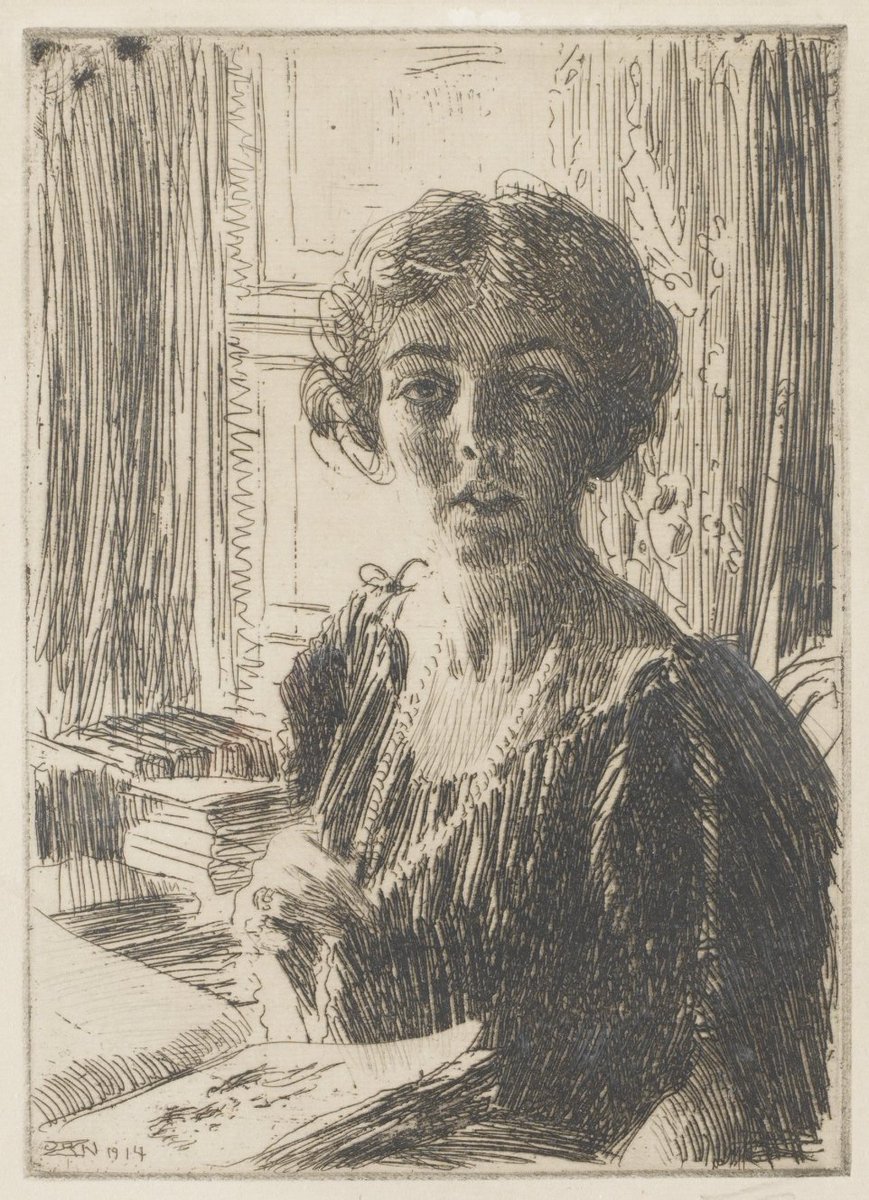 History Of Portraiture On Twitter Born Onthisday In 1860 Swedish Painter And Sculptor Anderszorn 1860 1920 Portrait Etchings Of Crown Princess Margaret Of Sweden 1882 1920 1914 Zorn Swedishart Impressionism Realism Https T Co Vwv92nruxn