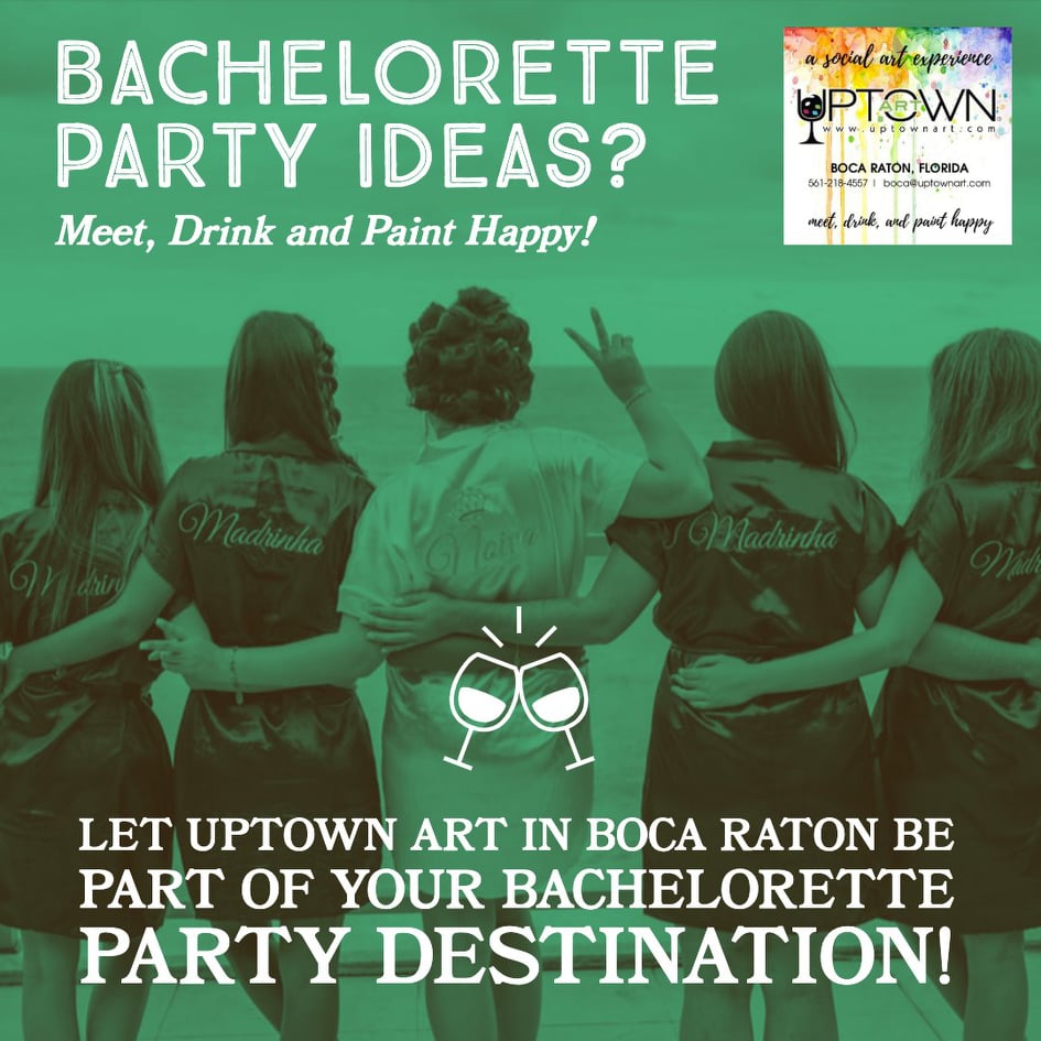 ArtRaton's tweet photo. Looking for a fun Bachelorette Party Idea? How about starting at Uptown Art in Boca Raton!

Meet, Drink and Paint Happy.
https://t.co/ThdP49KGtp

#UptownArtBocaRaton #SouthFlorida #Art #BacheloretteParty #Weddingfun #Girlsnight #Nightout #BYOB #HappyHour #DelrayBeach https://t.co/eTFvvdBYFE
