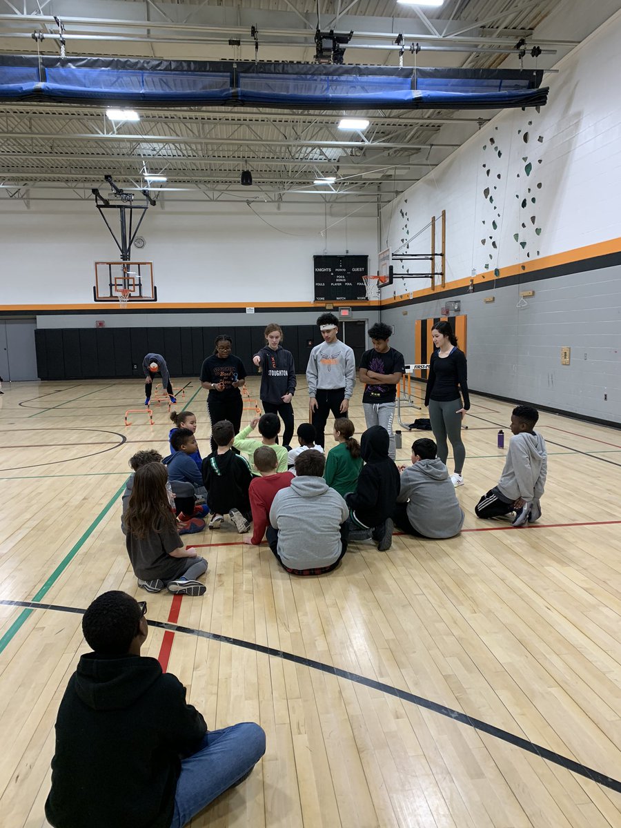 crowleyscience's tweet photo. So proud of these amazing SHS athletes out here teaching the #FutureBlackKnights about their events. Great work today everyone! @Stoughton_AD @l_feeney @TheCoachSpaz https://t.co/9xLDvezvA4