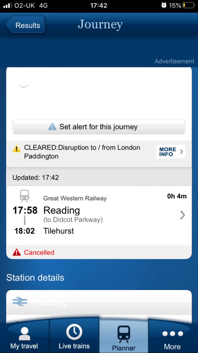 catchingcrabs's tweet photo. @GWRHelp 
Disruption: cleared.
GWR: cancelled.

The excuses change but the service never does. Why is it always “punctuality tomorrow”? https://t.co/DIGEpozIPX