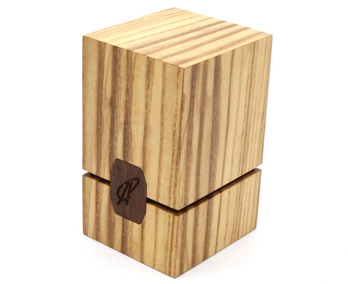 Here are some great final pics of Obelisk production. Big Leaf Maple / Ebony, Walnut burl / Curly Birch, and straight grained ash/ walnut.