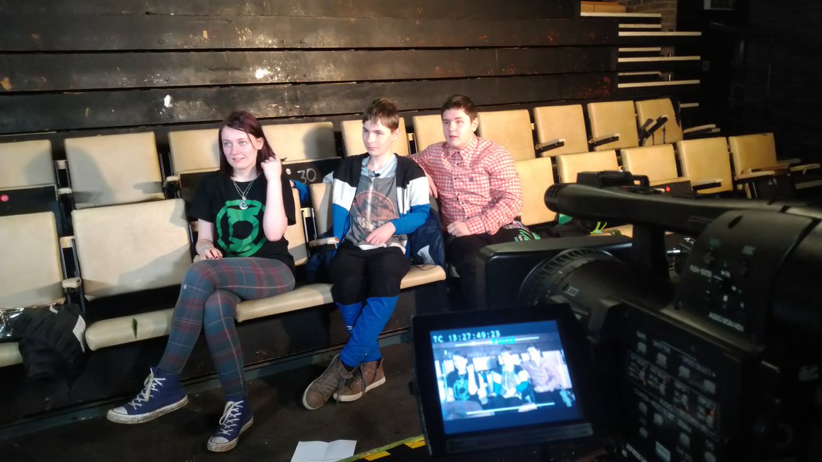 LKYPCG's tweet photo. Great day filming at the Salford Arts Theatre for our documentary, 'From darker days, to a brighter future'.

A huge thank you to Roni Ellis and Scott Berry for allowing us to use the theatre 🎭

@SalfordArts https://t.co/uBm17wBCbI