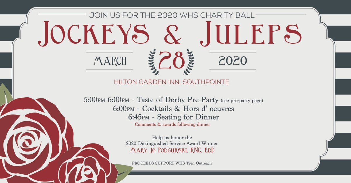 TheFreshMedia's tweet photo. Don't forget to grab your tickets for @washhealthsys 2020 Charity Ball benefitting WHS Teen Outreach. Enjoy a sit-down dinner, auctions, bourbon tastings, and more! Info: https://t.co/f40n5KOkLK https://t.co/mesmgverZ5