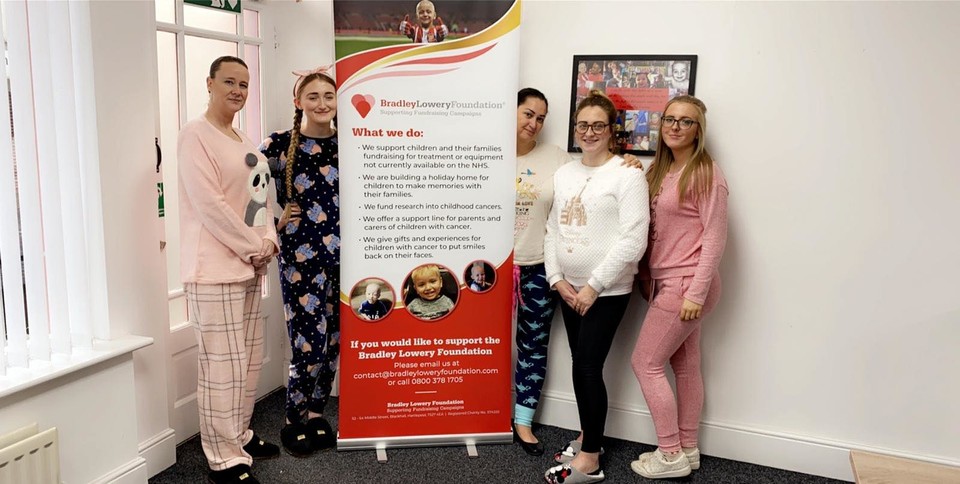 Today the BLF team wore our Pyjama's to the office and donated £1 to @irelandvsnb 

Will you do the same?

If you want to help fund raise for Ireland please email brooke@bradleyloweryfoundation.com 

justgiving.com/campaign/Irela…