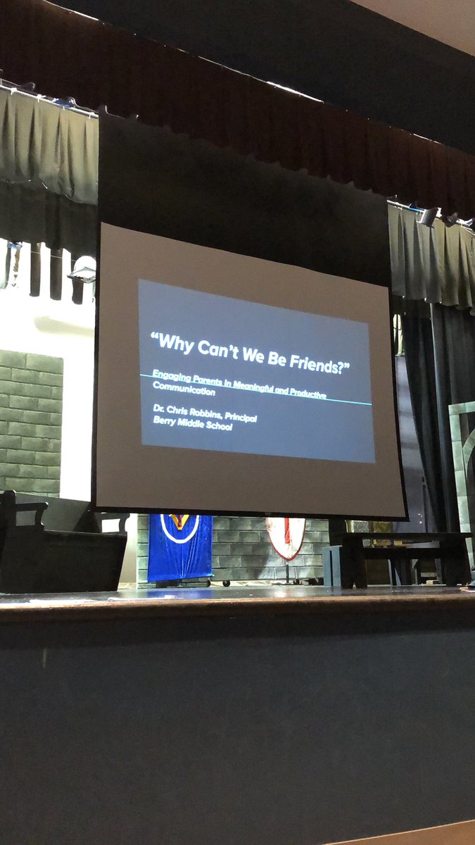 Stoked to hear from <a href="/DrChrisRobbins/">Dr. Chris Robbins</a> regarding effective parent communication. Very useful info for grade level teachers as well as specials teachers who see all students. <a href="/HCSLTI/">HooverLTI</a>