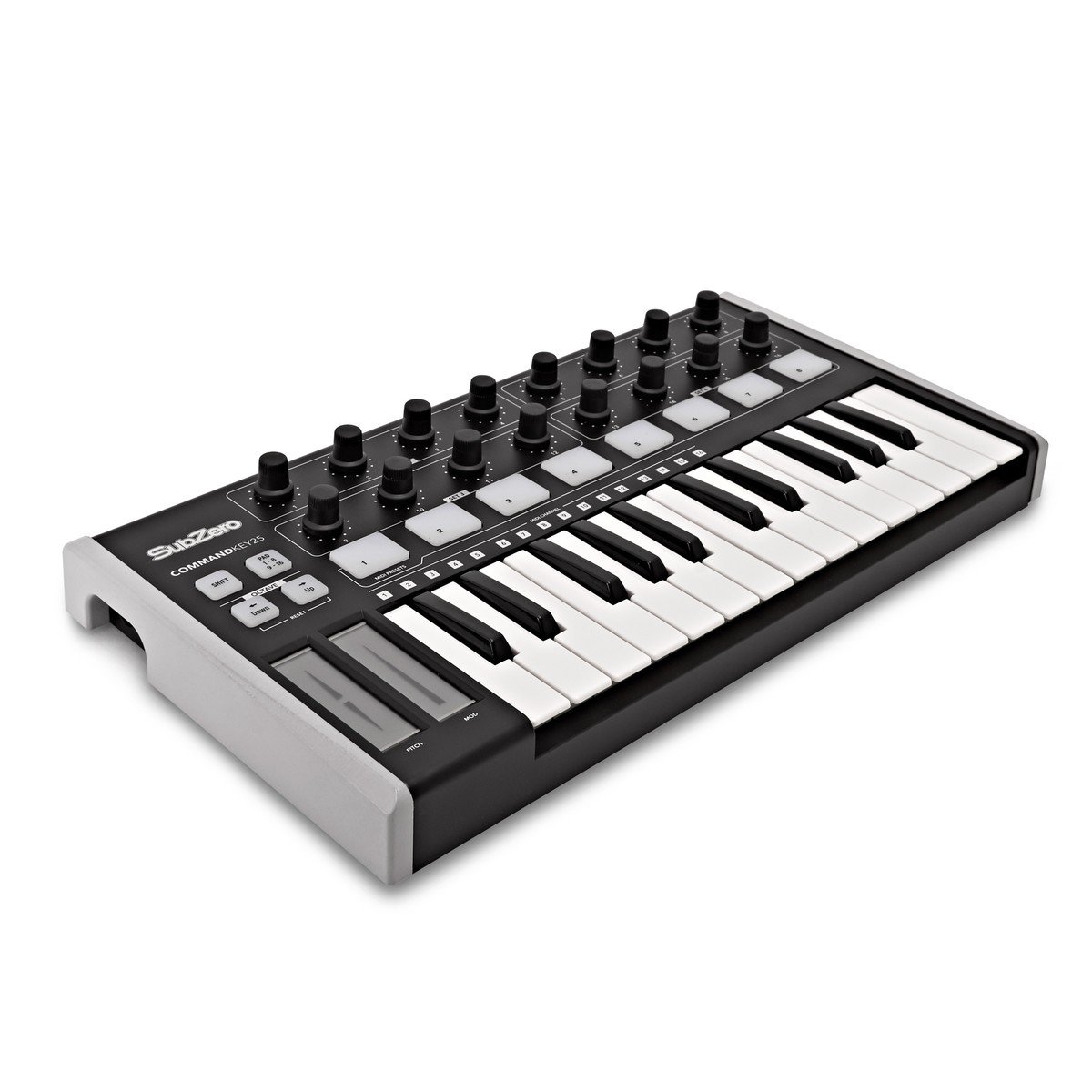 gear4music's tweet photo. A versatile and portable MIDI controller, the SubZero CommandKey25 is perfect for the stage or studio. For less than ยฃ50, get complete control of your music.
Shop now | https://t.co/XktIhtVZIt
#studio #controllerkeyboard #gear4music #audioproduction #musician https://t.co/MtSA4cnVn6