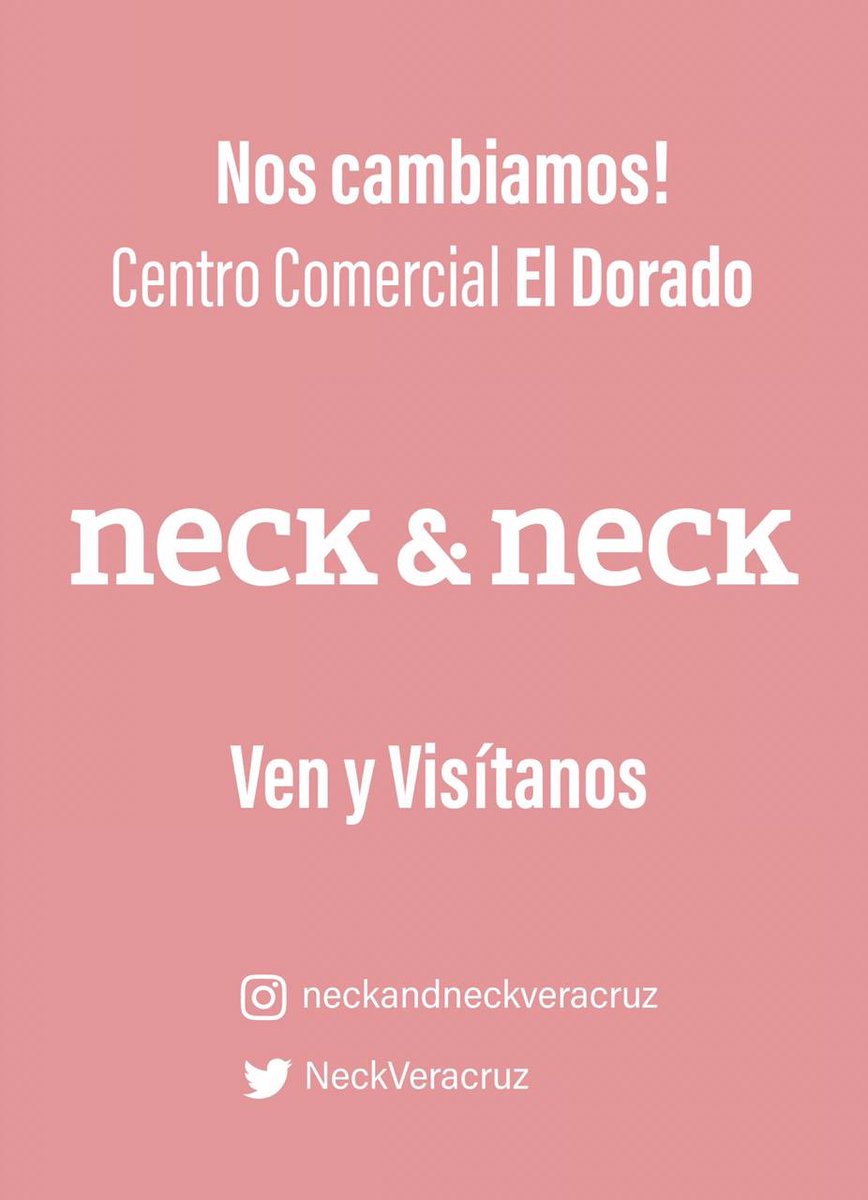 Ya abrimos Centro Comercial El Dorado ✨ #Neckandneck #Veracruz