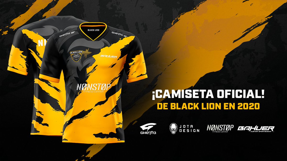Les presentamos oficialmente la equipación 2020-2021 de Black Lion. ⚫🦁 #letsgobl
-
 ¿Están interesados en el sorteo de una camiseta totalmente gratis y con tu nombre o apodo de juego favorito en la parte trasera de esta? Síguenos, pronto sacaremos mas información sobre ello.