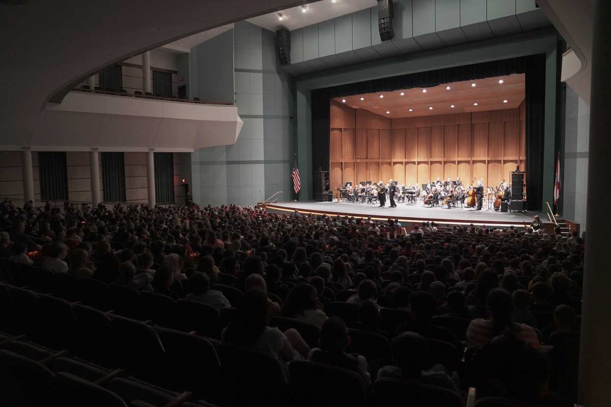 NFSymphony's tweet photo. We had a full house today with 1,100 5th Graders from @OCSD1 and @WaltonCountySD! Our annual art and orchestra concert was a huge hit! Thanks to all who helped put it on! https://t.co/2kVn3bZqJL