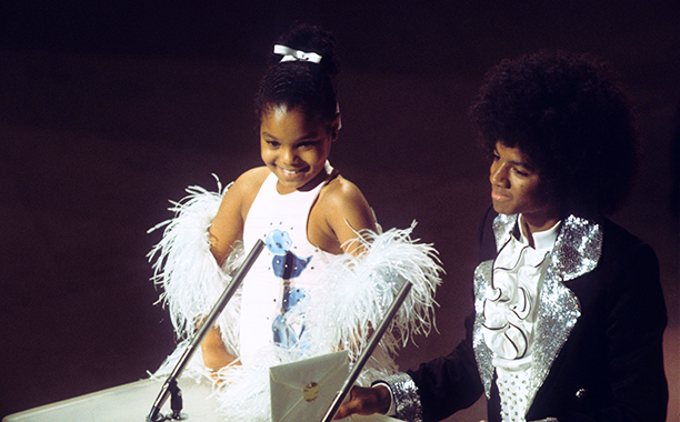 Michael Jackson on X: "One from the archives: Michael and Janet appear at the American Music Awards on February 18, 1975, to present âFavorite Soul Groupâ to Gladys Knight and the Pips.