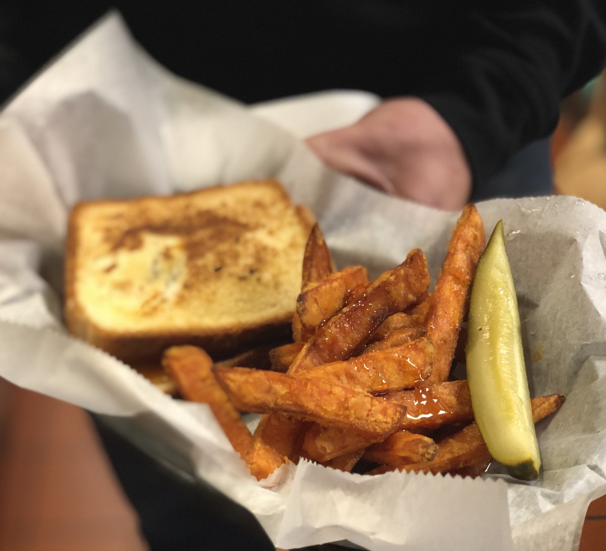 The forecast is looking a bit dreary, but we've got just the thing to make it better... Brighten your day with good vibes &amp; sweet potato fries at Sol's!