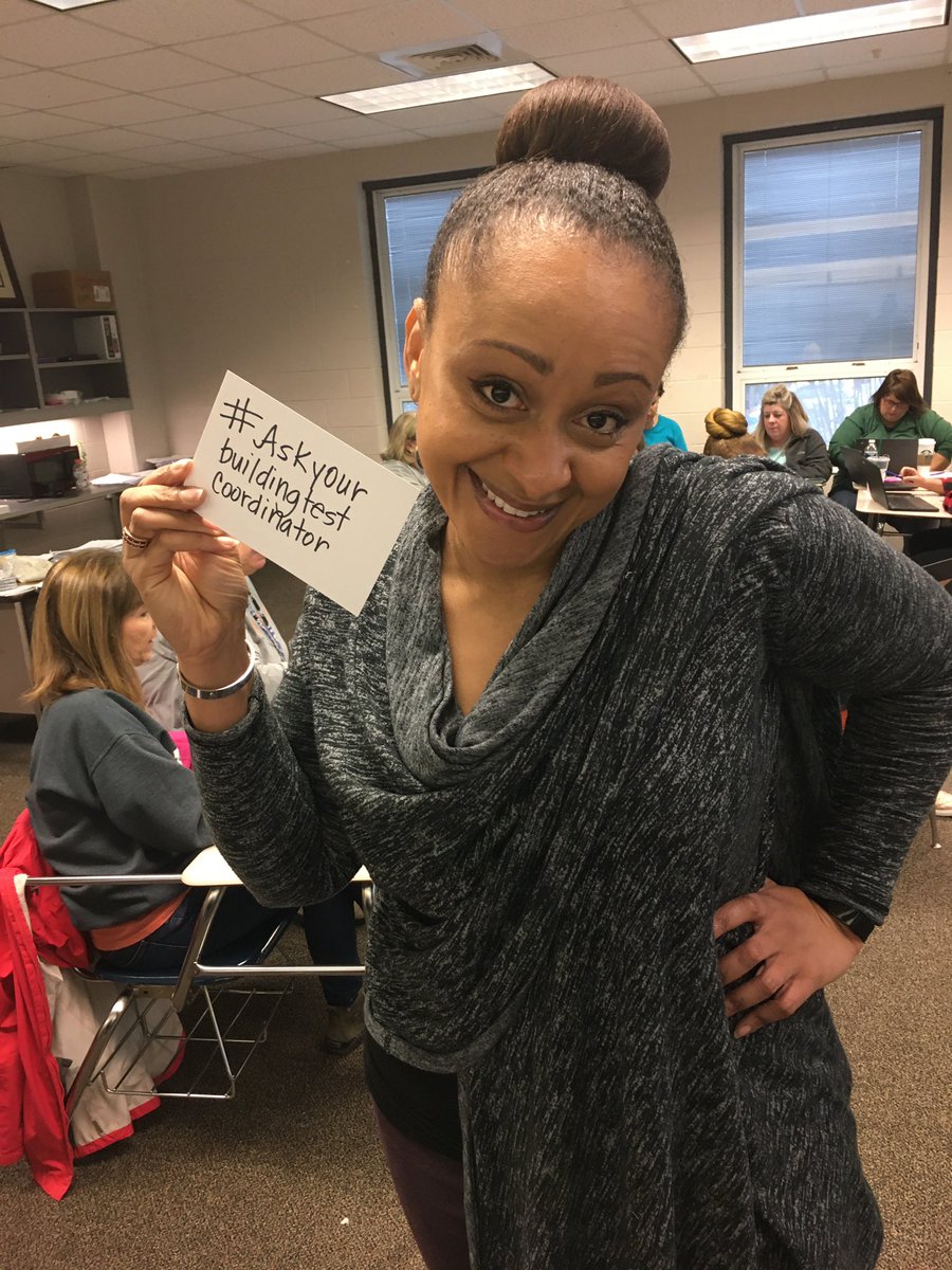 AdrianaTeaches's tweet photo. #HCSLTI ACAP summative assessment training. Don’t blame it on me... #askyourbuildingtestcoordinator https://t.co/MFfEMYSf8q