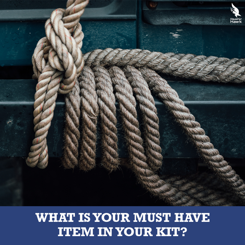 DisasterHawk's tweet image. Whether it’s a flashlight, rope, or pocketknife make sure you have it all in your kit. Download the Disaster Hawk App and be confident in your preparedness planning. Available on Apple and Android devices.
#DisasterPlanning #DisasterPreparedness #SurvivalTips #preparedness