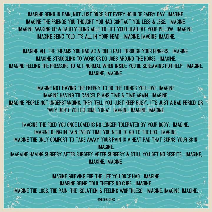 BuddiesEndo's tweet photo. To anyone who can relate to this, you're not alone 💛 

#endometriosis #endo #endosisters #endowarrior #endosucks #endoawareness #endobuddies #wereallinthistogether #chronicillness #invisibleillness #yourenotalone #1in10 #poem #endopoem #poetry #yourenotalone https://t.co/RMjV20uV2k