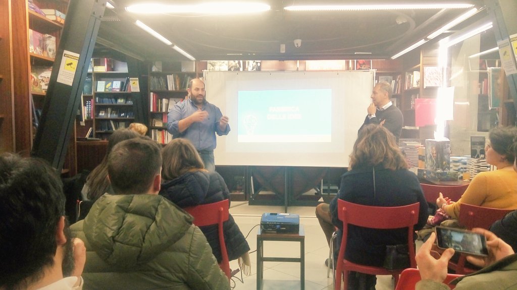 StartupMessina's tweet photo. La prima Fabbrica delle Idee del 2020 è ufficialmente iniziata. A darci il benvenuto Giuseppe e Dino. Pronti ad ascoltare le #idee e i #progetti di oggi? Si parte!
#fdime #avaiava
#fdime #avaiava https://t.co/gXoQRTRA3z