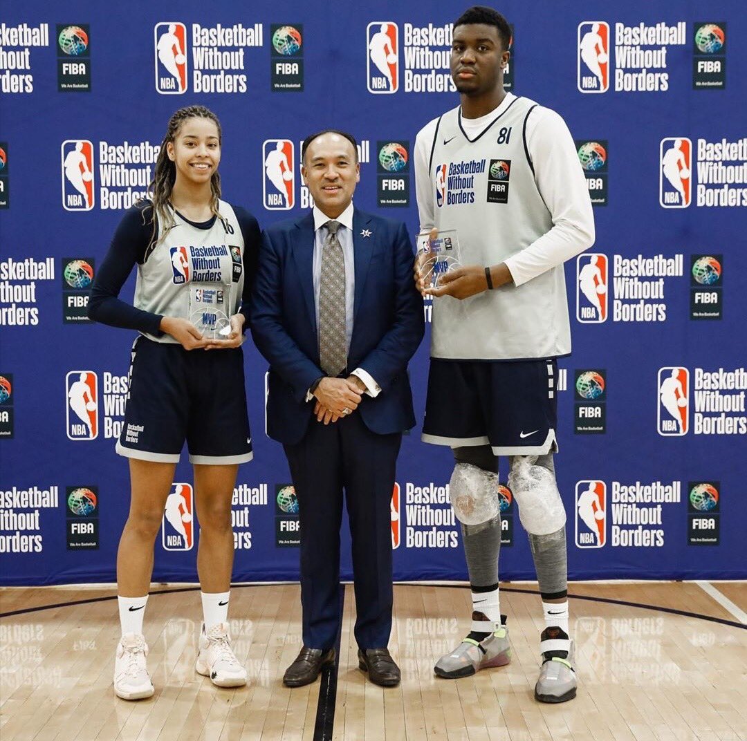 BBaltics's tweet photo. Ariel Hukporti has been named MVP at the 2020 BWB camp in Chicago! Well deserved! https://t.co/0ETbAleUzN