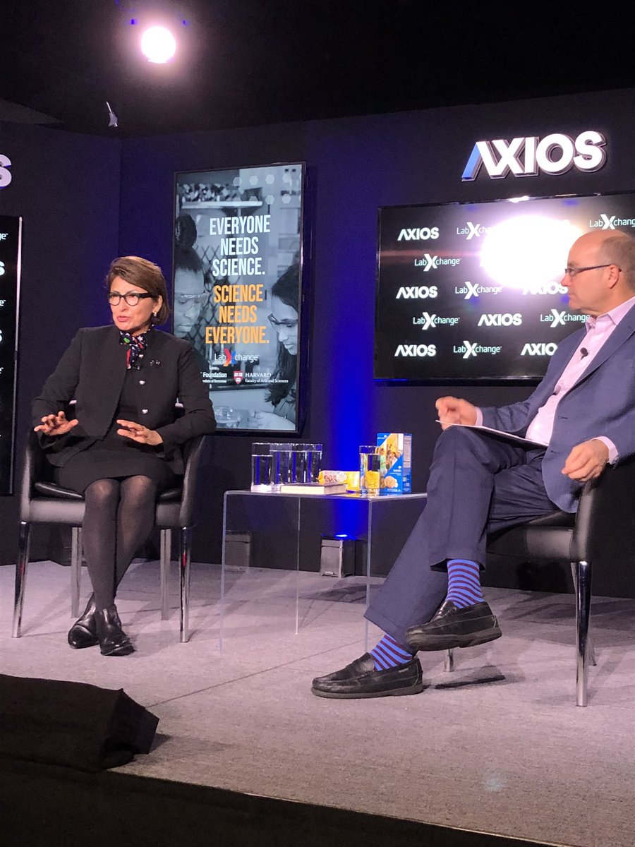 DanBChilds's tweet photo. “You cannot close a STEM education gap using the system that created the gap.” Great talk by @SylviaAcevedo, CEO of @girlscouts at #Axios360! https://t.co/hFthDSDTve