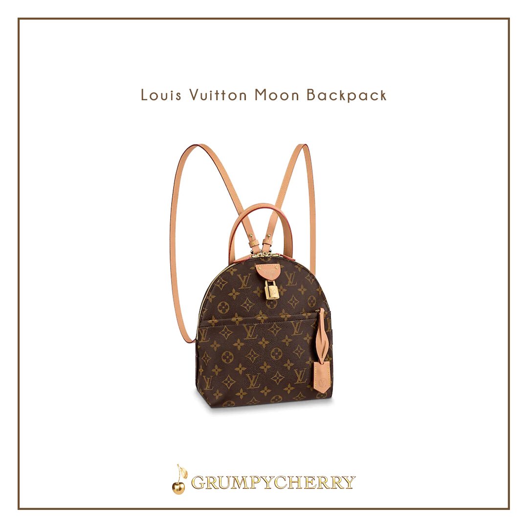 grumpycherry on X: Louis Vuitton Moon Backpack 🌸 For the Louis Vuitton  Cruise 2020 collection ✨ Monogram canvas is enriched with signature touches  like a new V logo. Its carry options and