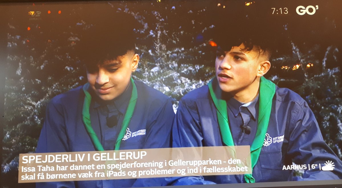 I går var Olivenspejderne fra Gellerup i <a href="/gotv2dk/">go.tv2.dk</a>. De får de unge ud i naturen og ind i fællesskabet. Væk fra dårligt selskab. De er blot en af mange foreninger, der hver dag skaber sunde fællesskaber for og med børn &amp; unge. play.tv2.dk/programmer/mag… ($) #dkpol #dkcivil #dkkultur