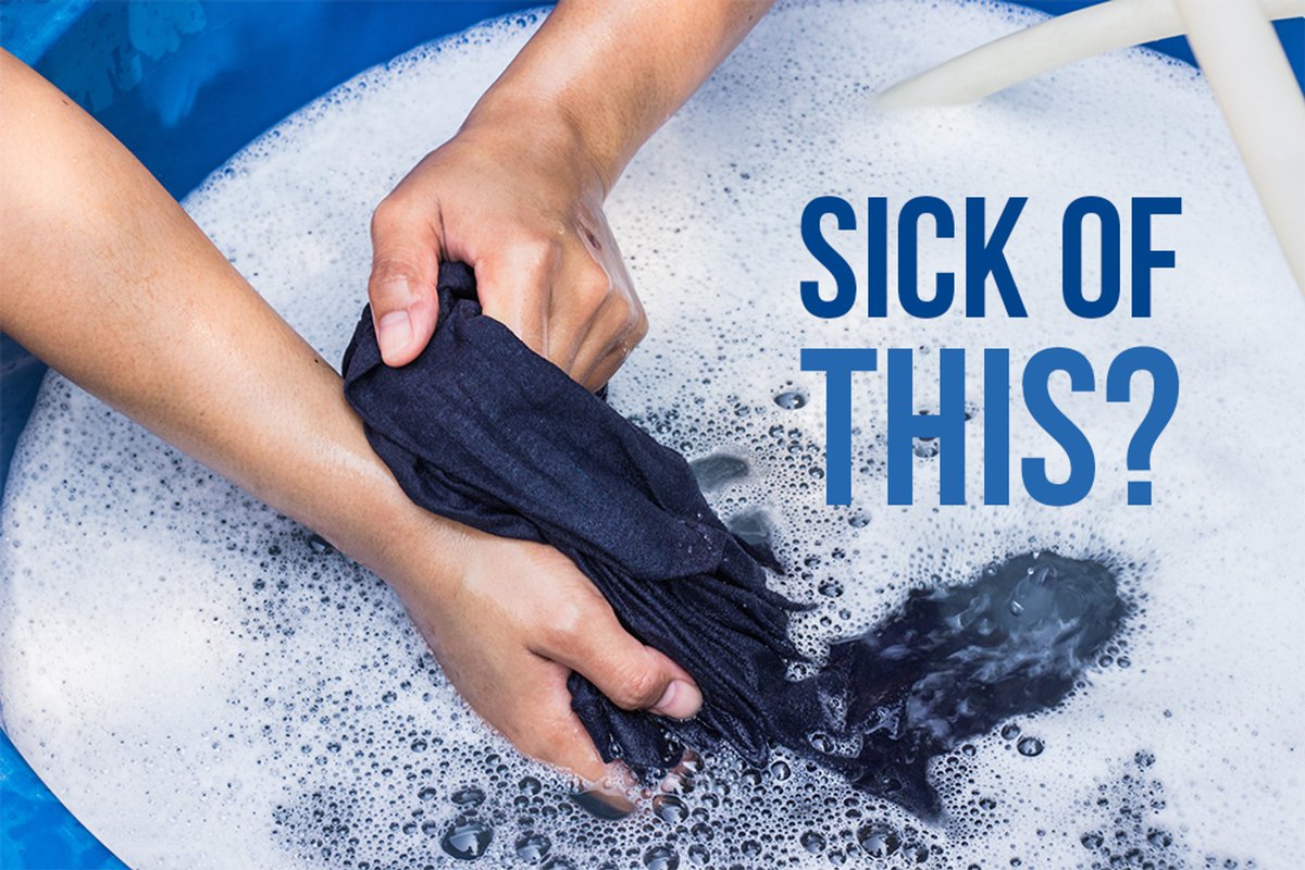 VogueCleaners's tweet photo. Tired of #handwashing clothing that's too delicate for #laundry machines, then hoping they'll dry fully? Save yourself time and energy and bring them to us! We'll take the work out of your hands and make sure your #clothes come back clean, dry, and in great shape! #drycleaning https://t.co/F7LvDgq3Q4
