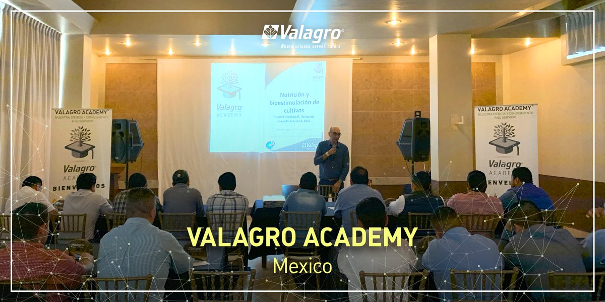 SyngentaBiolog's tweet photo. The Valagro Mexicana team has organized some meetings  to promote the benefits of the MC line for #plant growth. The first event were held in Veracruz, in the south of the country, on January 31st with the technical team of our Platinum customer Servicio Agrotecnico! https://t.co/W9m3H9jGhw
