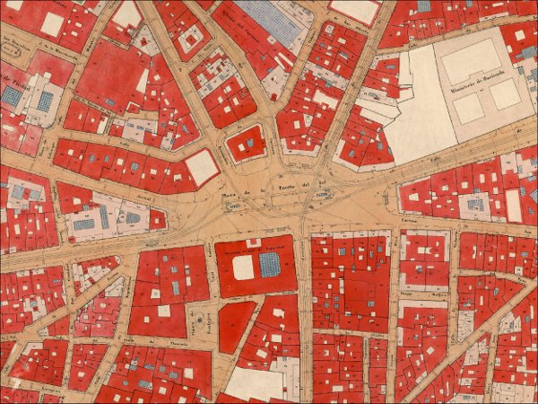 geoportalmadrid's tweet photo. Mira la #PuertadelSol en los #catastrones de los años 40-50 y descargarlos en #jpg georreferenciado, también la puedes ver en #3D en @memoriademadrid.
👉https://t.co/Qdde4FHabh
👉https://t.co/txalQIyefM https://t.co/dvLXGywCGb