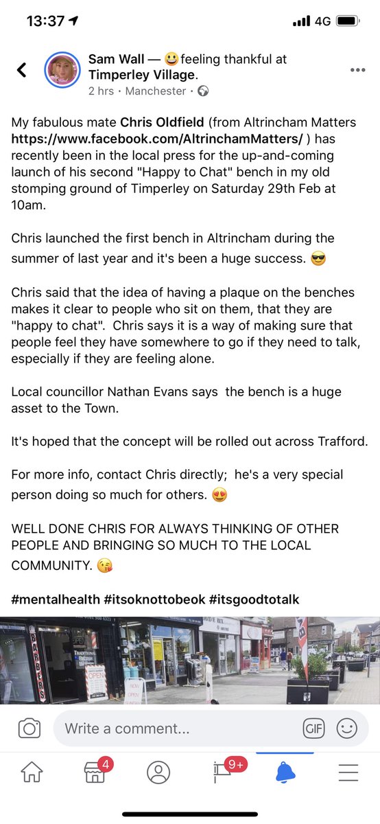 AltyMatters's tweet image. We just love great feedback here at #Altrincham Matters thanks for the message @Sam Walls