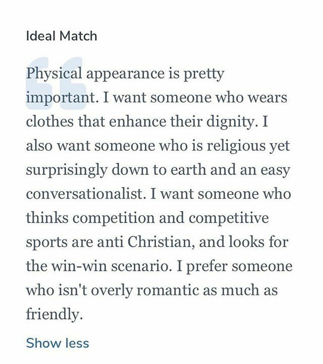 dating_catholic's tweet photo. “believes sports and competition are anti christian” ..... ? 🧐 https://t.co/mSr2hUTPM0 https://t.co/5MZZYIZp5S