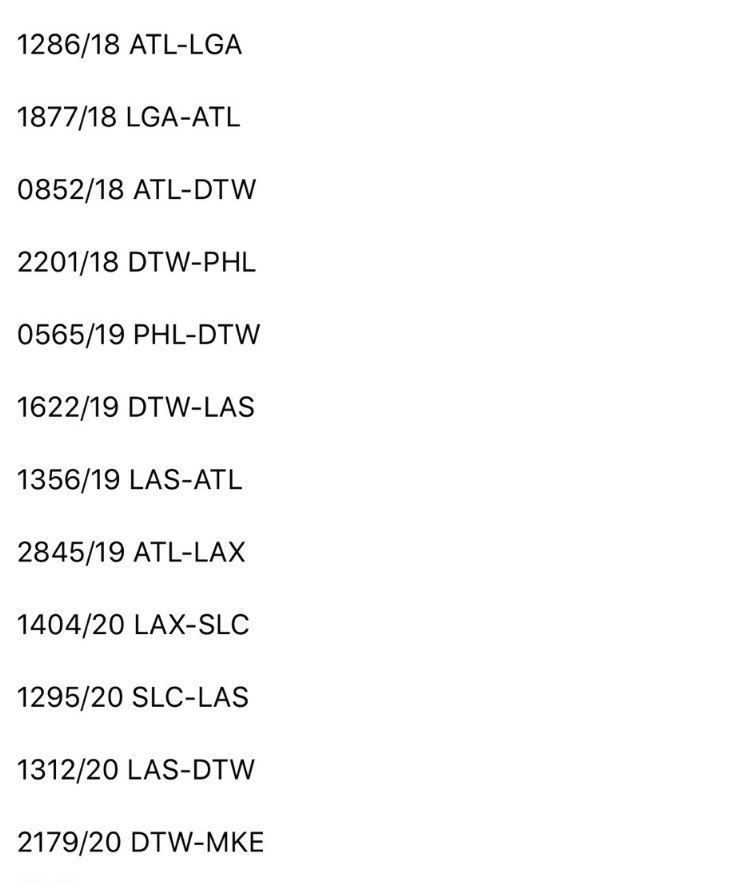 GoldboxATL's tweet photo. Looking for fly or spot @Delta’s new “Thank You” livery A321? Below is the current flight schedule for the next 3 days.
If you are at @ATLairport now, head to gate T1 shortly for a view, departs for LGA at 1030a. #AvGeek #N391DN https://t.co/YijSgPF2nI