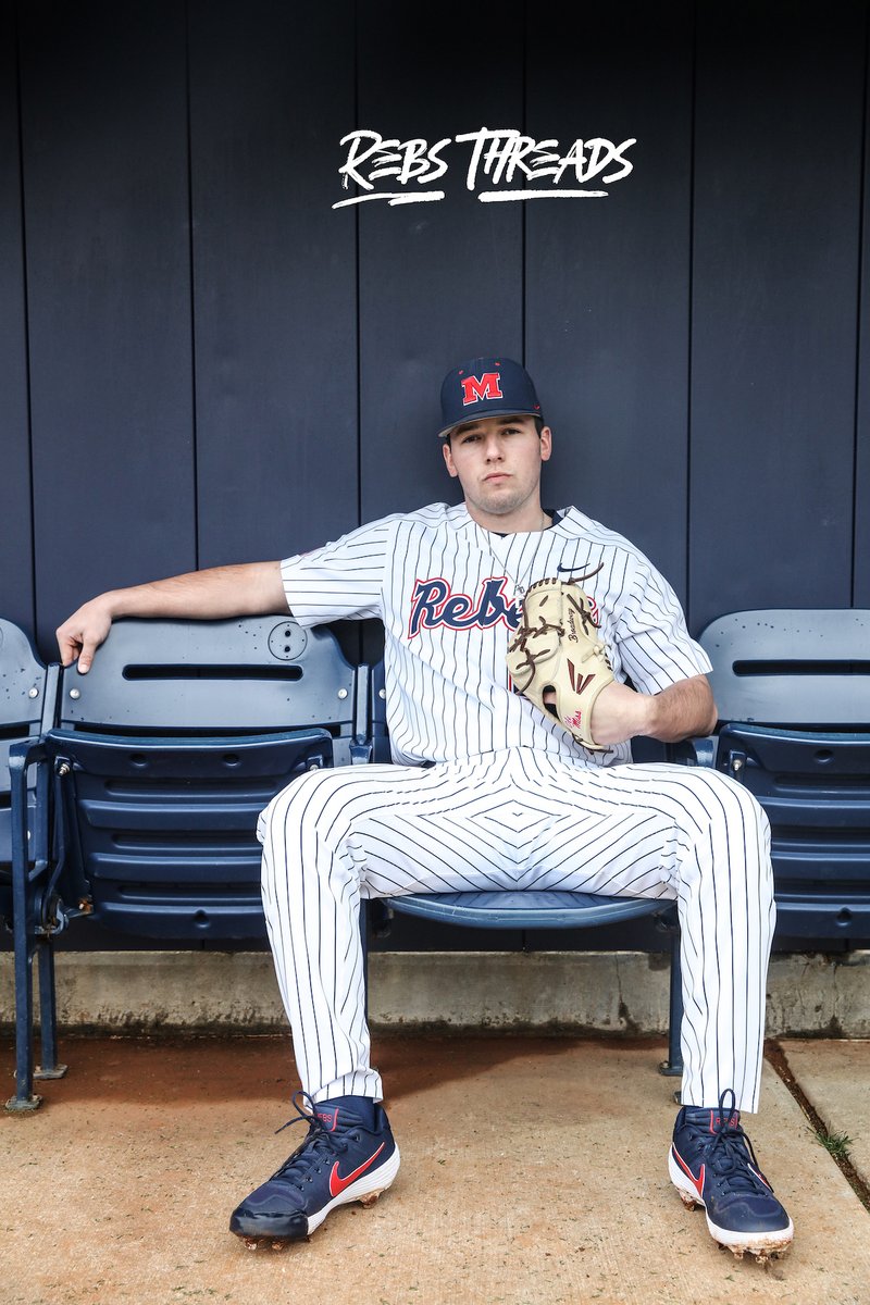 ole miss pinstripe baseball jersey