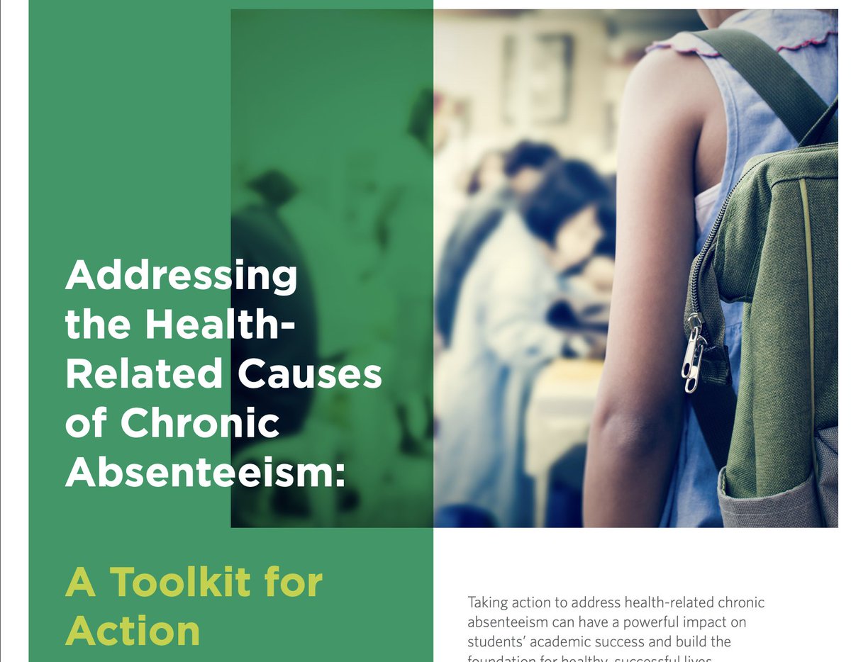 attendanceworks's tweet image. The devastating impact of #chronicabsence is strongly felt by kids who already face health disparities, poverty &amp;amp; other challenges. Take action in school to address health-related absences w. this @healthyschools toolkit for educators: healthyschoolscampaign.org/wp-content/upl…  #Superintendents