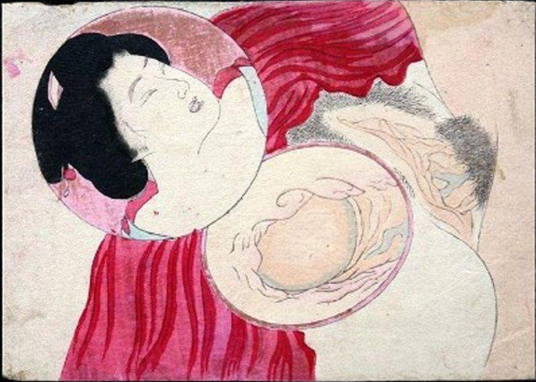 #歴史知らない人が嘘だと思うけど本当の事言え 
エロマンガの定番となった子宮断面、子宮表現は、江戸時代にすでに存在している。