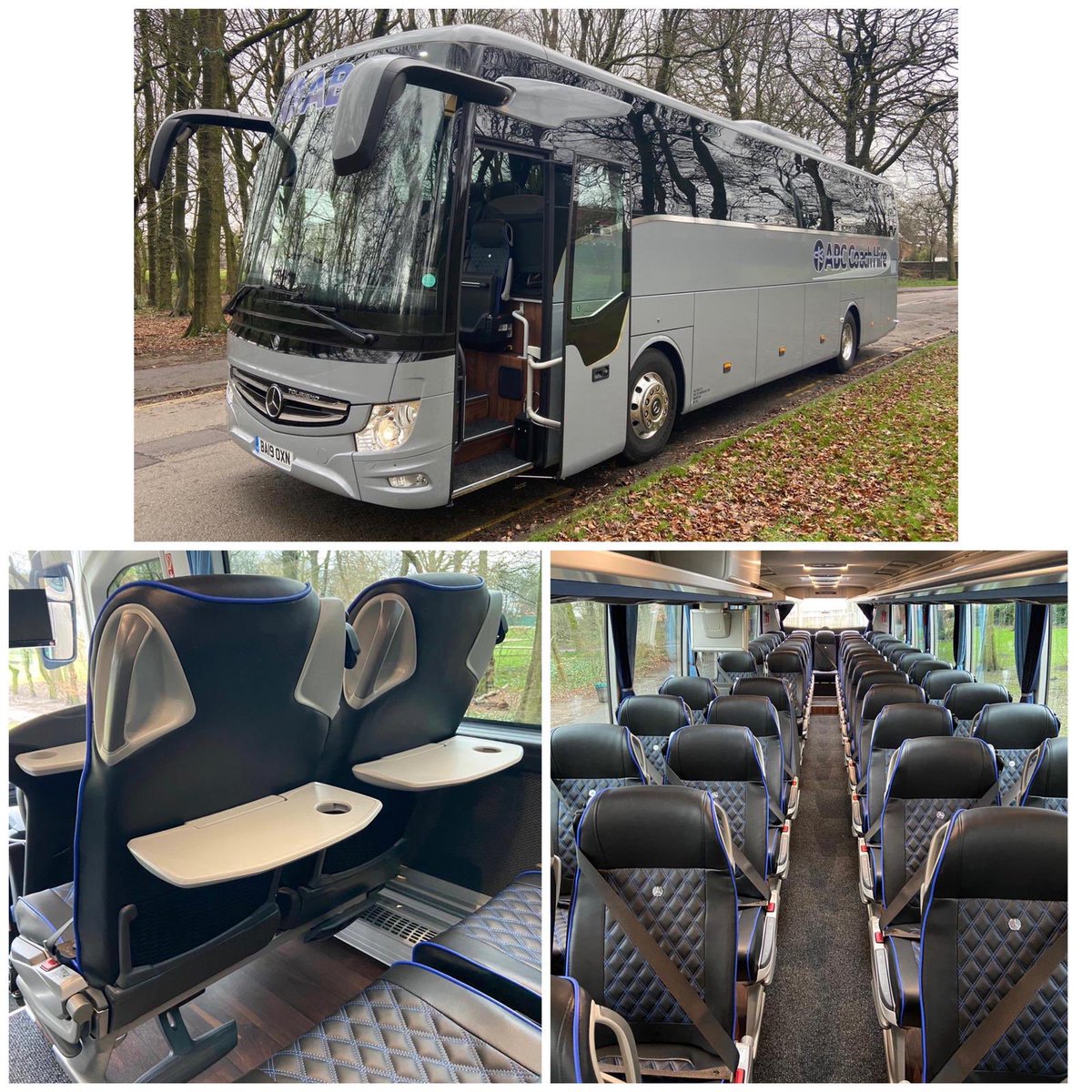 abcsalford's tweet photo. Another addition to our fleet of luxury coaches with this brand new Mercedes Benz  tourismo with custom leather seats a big thanks to @BlackpoolTrim for a fantastic job #mercedescoach #viptravel #uktours #manchestertravel #corporatetravel https://t.co/FLEqomGtzb