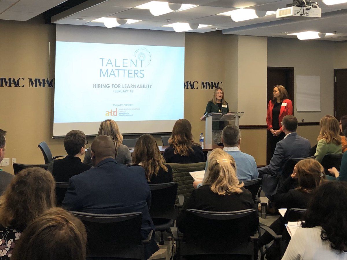 MMAC_Chamber's tweet photo. Attracting, developing and retaining talented employees is a major challenge for employers.

Today, MMAC launched Talent Matters - a series designed to share best practices and make connnections in talent development. More sessions coming soon - stay tuned! @MKE7talent @sewi_atd https://t.co/11v0W8t6UH