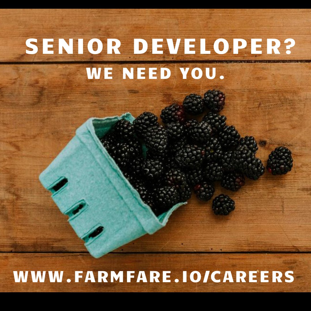 farmfareapp's tweet photo. Looking to put your #software skillllzzzz to work to solve #climate + #agriculture challenges? We’ve got the role for you ➡️ https://t.co/wowKxhjwXq

#economiesofcollaboration #eatlocal #computerscience #techforgood #humanetechnology #tech #agtech https://t.co/5obnXQwOtP
