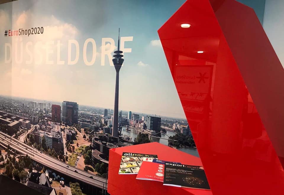 ExportnewsG's tweet image. Το exportnews.gr, το ALL PACK HELLAS και η αγγλική του έκδοση, βρίσκονται στην Euroshop2020 στο Messe Düsseldorf.

#exportnewsGR #allpackhellas #Euroshop2020