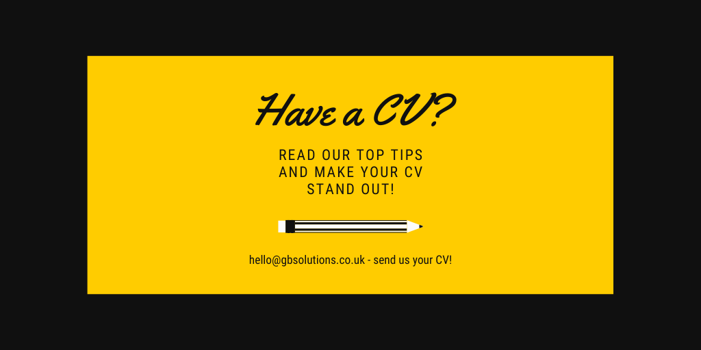 GBSolutions's tweet photo. Struggling for something to do this half-term? Why not work on your CV?
Read our top tips on how to format your CV here: https://t.co/gBB4iJIN2h
#CVadvice #CVtoptips #CVwriting #blog #updateyourCV #recruitment https://t.co/UKqTXnTMix